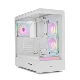 NOX Caja Frameless Hummer Signal ARGB Blanca USB Type-C