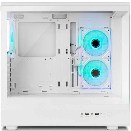 Nox Hummer SIGNAL Caja Gaming Semitorre Blanca con ARGB y Cristal Templado Frameless