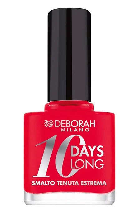 Deborah 10 Days Long Esmalte de uñas Rojo coral 11 ml