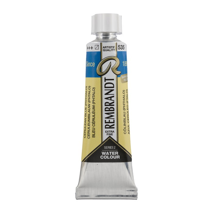 Rembrandt Acuarela Tubo 10 ml Azul Cerúleo (Ftalo) 535 Rembrandt Acuarela Tubo 10 ml Azul Cerúleo (Ftalo) 535