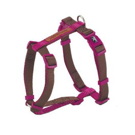 Nayeco X-TRM Doble Premium Arnés Marrón-Cardenal 60-100cm x 2,5cm