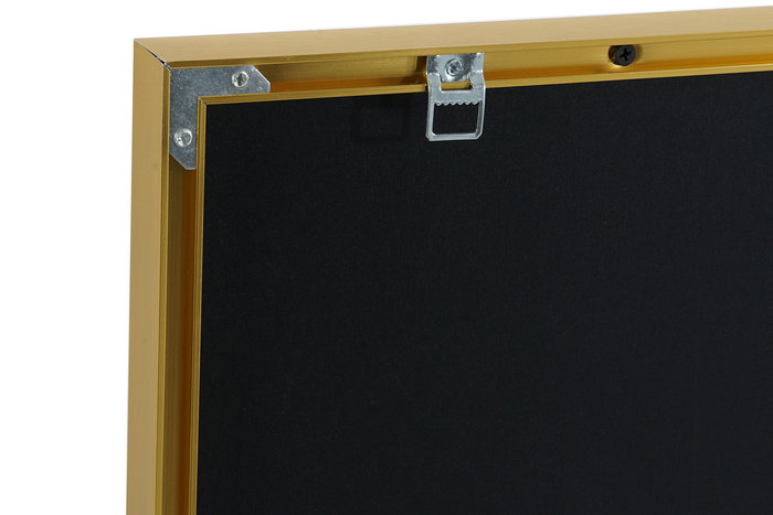 DKD Home Decor Cuadro Tigre Negro Multicolor Aluminio MDF 80 x 80 cm (2 Unidades)