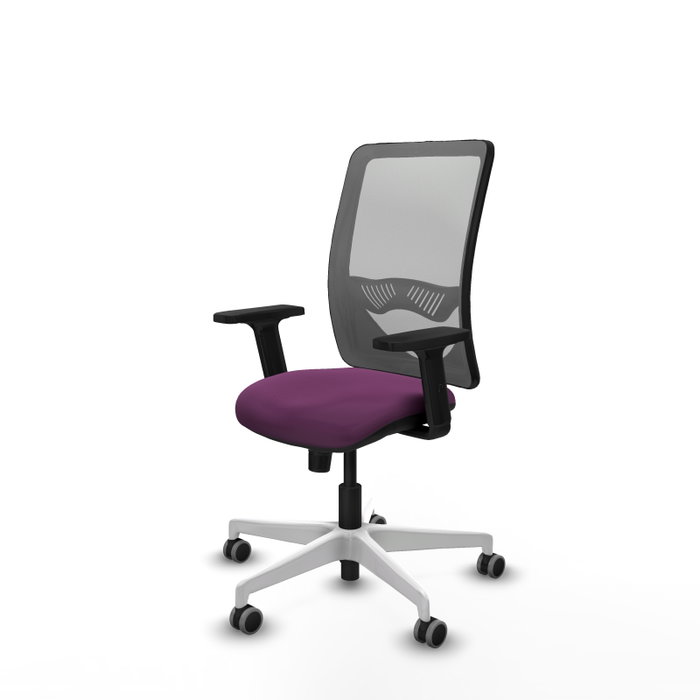 PIQUERAS Y CRESPO Silla de oficina Zulema con mecanismo Sincro, Morado y Gris PIQUERAS Y CRESPO Silla de oficina Zulema con mecanismo Sincro, Morado y Gris
