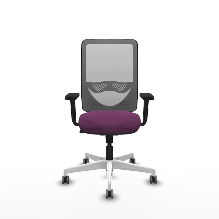 PIQUERAS Y CRESPO Silla de oficina Zulema con mecanismo Sincro, Morado y Gris PIQUERAS Y CRESPO Silla de oficina Zulema con mecanismo Sincro, Morado y Gris