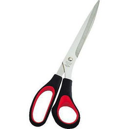 WEDO Tijeras de papel 25,5 cm - negro-rojo