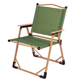 Aktive Silla plegable alta glamping verde