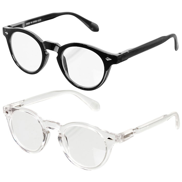 Sensly Juego de 2 Gafas de Lectura Antirreflejantes con Monturas Surtidas y Graduaciones +2.5/+3/+3.5