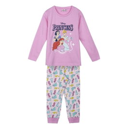 Cerdá Pijama Largo Single Jersey Princess Rosa Talla 2 Años