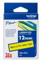 Brother Cinta laminada TZE-C31 Amarillo fluorescente / negro 12mm x 5m