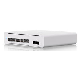 Ubiquiti UniFi Switch USW-Pro-XG-8-PoE - Switch gestionado L2/L3, 8 Puertos RJ-45 10G PoE++ (155W), 2 Puertos SFP+, Montaje en Rack/Pared