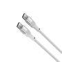 Cable USB KSIX Blanco 1 m
