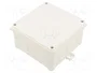 SIMET Caja de conexiones blanca con diafragmas de membranas