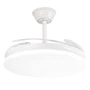 Ventilador DC Techo Blanco 59W 6980lm Función Verano/Invierno, 6 Velocidades, Luz LED 3500-6500K Regulable con Mando