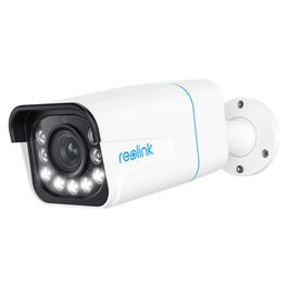Reolink PC811AB4K01 Cámara de Seguridad IP 4K 8MP, Exterior, Alámbrico, Zoom Óptico 5x, Visión Nocturna 30m, IP67, Blanco