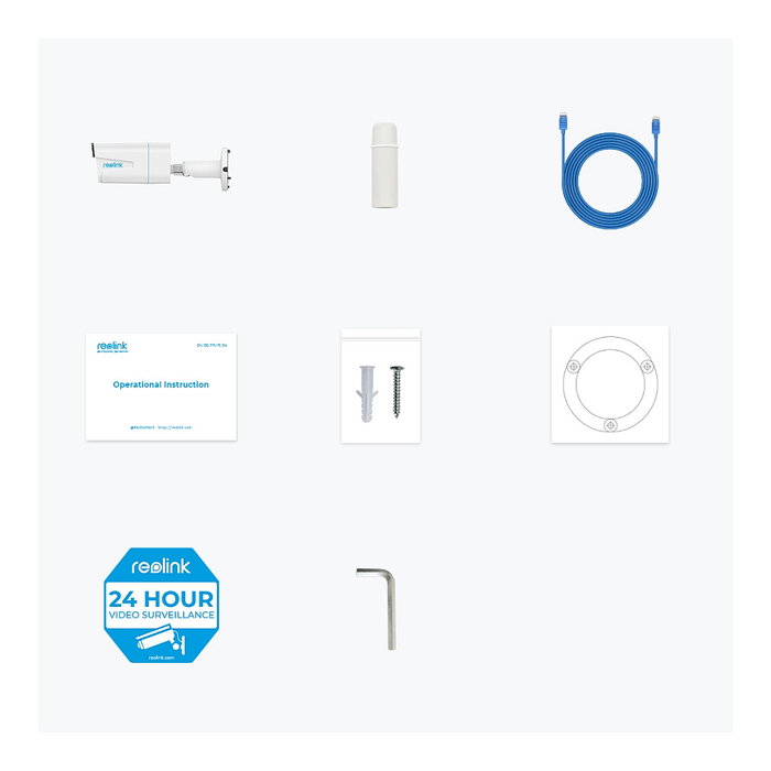 Reolink P430 Cámara de Seguridad IP Bala 4K Blanco Reolink P430 Cámara de Seguridad IP Bala 4K Blanco