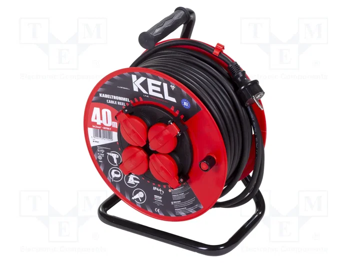 KEL Prolongador de alimentación H07RN-F 3G1,5mm2 40m Negro KEL Prolongador de alimentación H07RN-F 3G1,5mm2 40m Negro