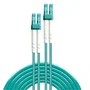 Lindy 46402 Cable de Fibra Óptica OM3, 50 m, Conector LC Macho a LC Macho, Color Azul