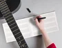 Liderpapel Bloc Música Pentagrama 5mm Cuarto 20 Hojas 100 g/m² Grapado