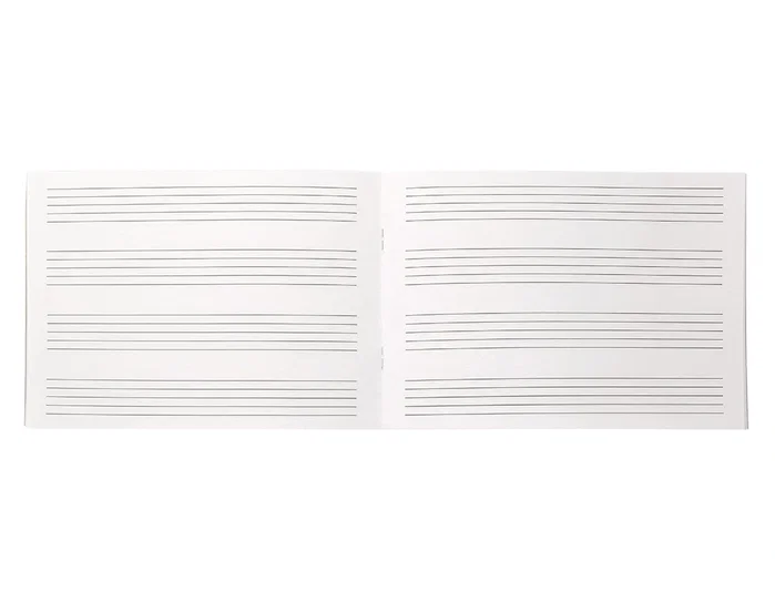 Liderpapel Bloc Música Pentagrama 5mm Cuarto 20 Hojas 100 g/m² Grapado