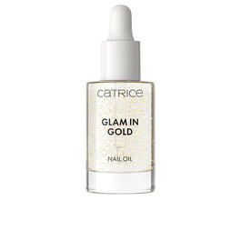 Catrice GLAM IN GOLD Aceite para Uñas y Cutículas con Partículas Doradas - 8 ml
