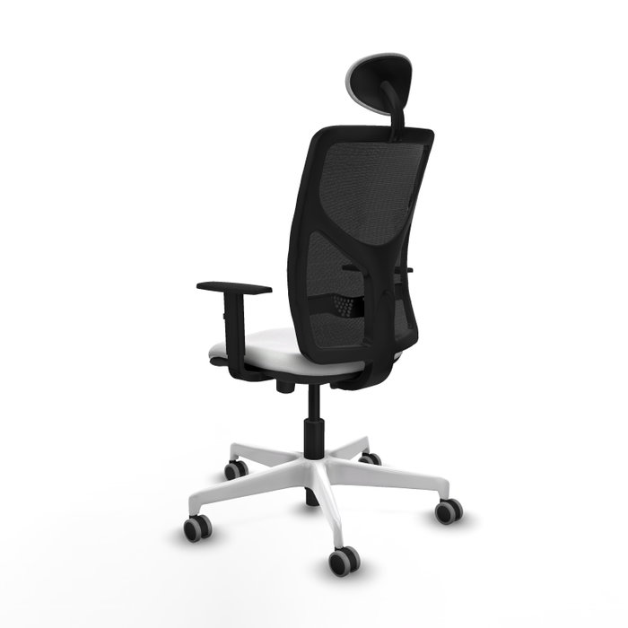 PIQUERAS Y CRESPO Silla de oficina Motilla con mecanismo Sincro/Traslack, Blanco y Negro PIQUERAS Y CRESPO Silla de oficina Motilla con mecanismo Sincro/Traslack, Blanco y Negro