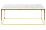 Mesa Centro Chic DKD Home Decor Blanco Dorado 60 x 40 x 100 cm