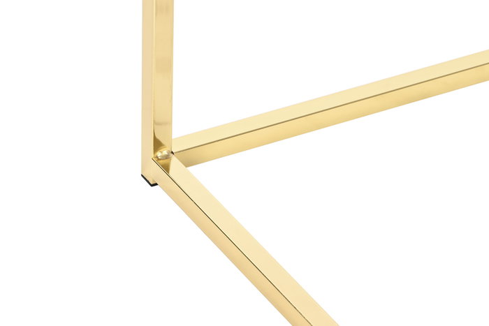 Mesa Centro Chic DKD Home Decor Blanco Dorado 60 x 40 x 100 cm