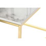 DKD Home Decor Mesa Centro Chic Blanco Dorado