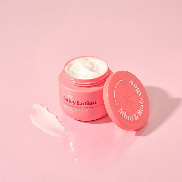 Flor De Mayo Loción Corporal Mind & Body Glow Juicy 250 ml Hidratante con Manteca de Karité
