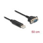 DeLOCK Adaptador USB a RS-232 66470 de 0,5 m
