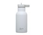 KioKids Botella Térmica de Acero Inoxidable 350 mL Gris para Bebé - Mantiene Frío 9h, Calor 6h, Libre BPA