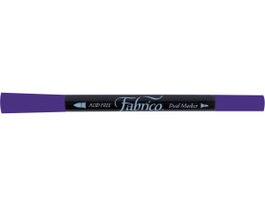 Tsukineko Fabrico Markers Rotulador para textil translúcido morado peonía doble punta pincel/bala