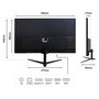 JAPANNEXT JN-IPS27WQHDR-C65W Monitor IPS 27" WQHD (2560x1440) 75Hz, 5ms, AMD FreeSync, HDR, Altavoces, USB-C 65W, Negro
