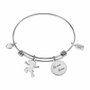 La Petite Story Pulsera de Acero Inoxidable Gris LPS05AQJ06