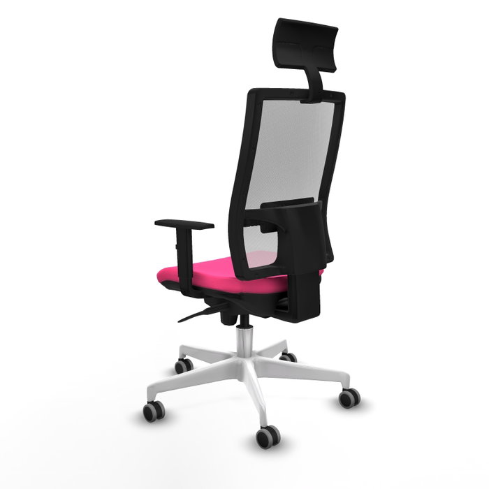 PIQUERAS Y CRESPO Silla de oficina Horna Rosa con mecanismo Sincro PIQUERAS Y CRESPO Silla de oficina Horna Rosa con mecanismo Sincro