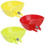 Pick and Drink Juego de 3 Bol con Clip para Salsas y Condimentos, 8.5x5 cm, Altura 4 cm