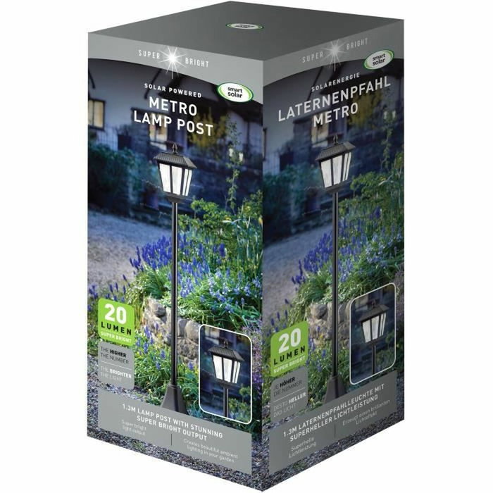 Smart Garden Metro Smart Garden Solar Floor - 20 lúmenes Smart Garden Metro Smart Garden Solar Floor - 20 lúmenes