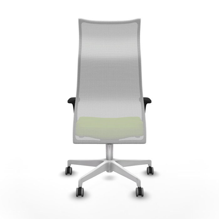 PIQUERAS Y CRESPO Sillón Albacete con Mecanismo Sincro, Similpiel Pistacho y Malla Blanco PIQUERAS Y CRESPO Sillón Albacete con Mecanismo Sincro, Similpiel Pistacho y Malla Blanco
