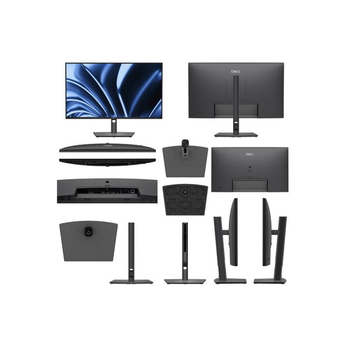 Dell P2726HE Monitor Pro de 27 pulg. Full HD IPS con Hub USB-C 120 Hz Gris