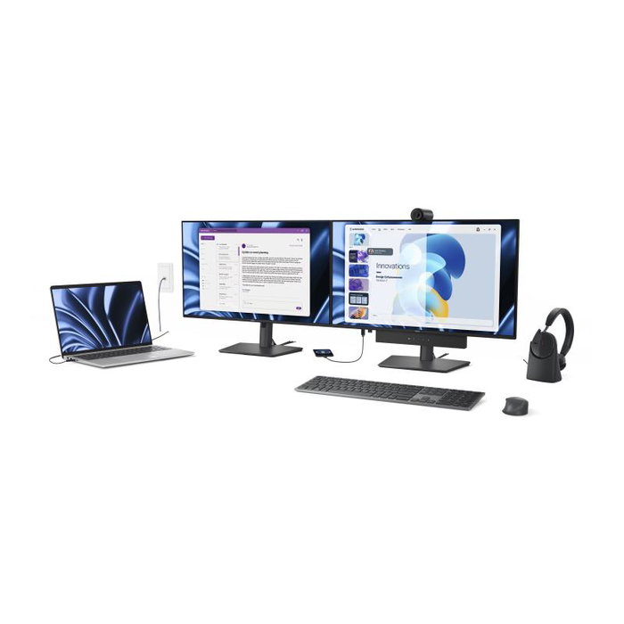 Dell P2726HE Monitor Pro de 27 pulg. Full HD IPS con Hub USB-C 120 Hz Gris