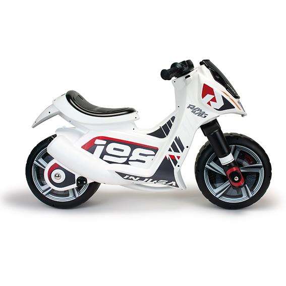 Injusa Correpasillos Dragón Blanco para Niños, 97.1 x 40.8 x 59.5 cm, Plástico Resistente