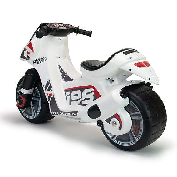 Injusa Correpasillos Dragón Blanco para Niños, 97.1 x 40.8 x 59.5 cm, Plástico Resistente