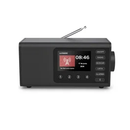 Hama DR1001 Radio digital con altavoz FM/DAB+, Bluetooth y pantalla de 4.3 pulgadas - Negro