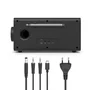 Hama DR1001 Radio digital con altavoz FM/DAB+, Bluetooth y pantalla de 4.3 pulgadas - Negro