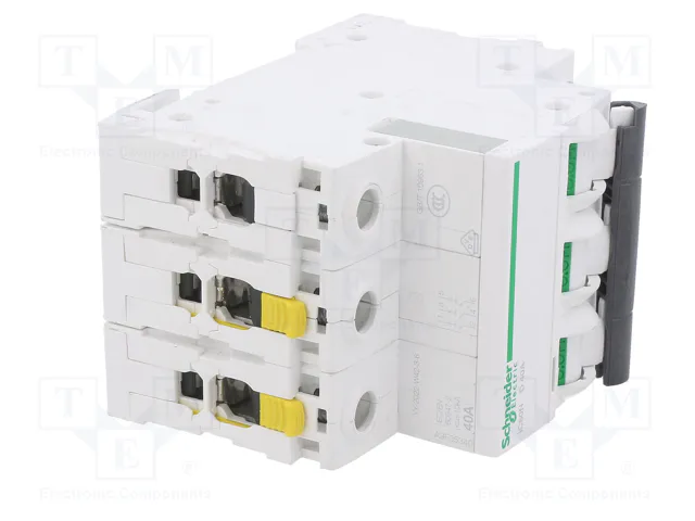 SCHNEIDER ELECTRIC Interruptor magnetotérmico iC60N 40A 3 polos Caract D