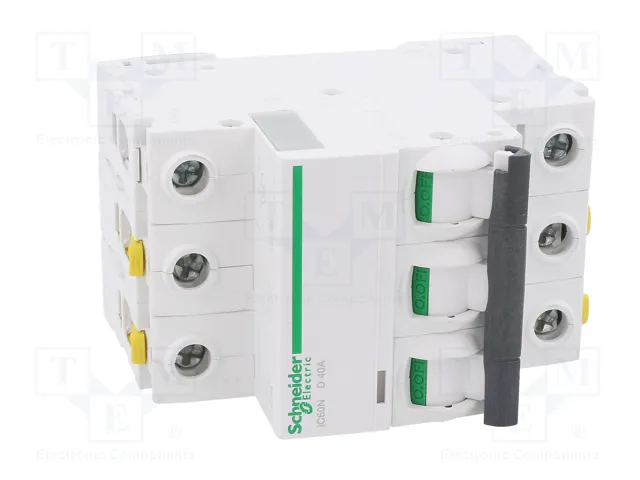 SCHNEIDER ELECTRIC Interruptor magnetotérmico iC60N 40A 3 polos Caract D