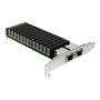 Inter-Tech Argus ST-7214 x8 v2.1 Adaptador de red Gigabit PCIe