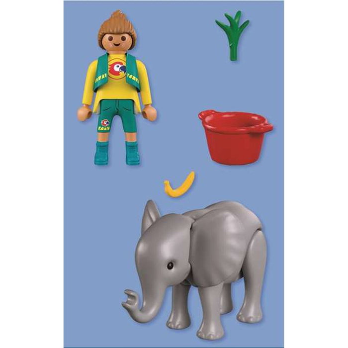 PLAYMOBIL My Life Zoo: Elefante Bebé y Cuidadora PLAYMOBIL My Life Zoo: Elefante Bebé y Cuidadora