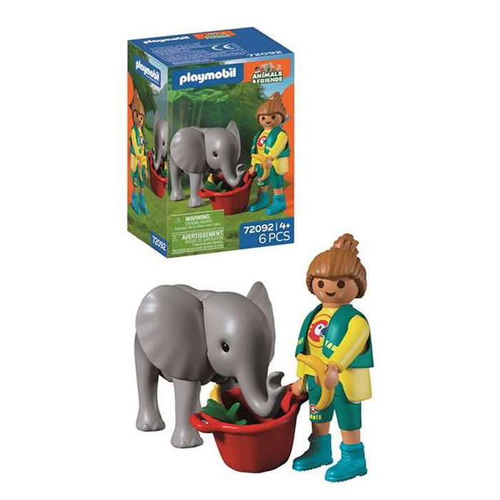 PLAYMOBIL My Life Zoo: Elefante Bebé y Cuidadora PLAYMOBIL My Life Zoo: Elefante Bebé y Cuidadora