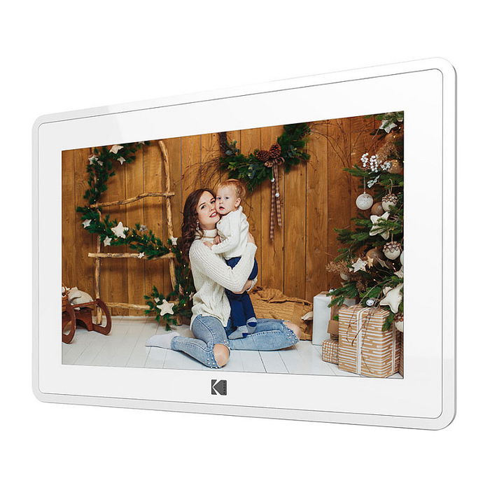 Kodak RCF-106H - Marco digital con WiFi, pantalla táctil IPS de 10" (1280x800), 16 GB, blanco Kodak RCF-106H - Marco digital con WiFi, pantalla táctil IPS de 10" (1280x800), 16 GB, blanco